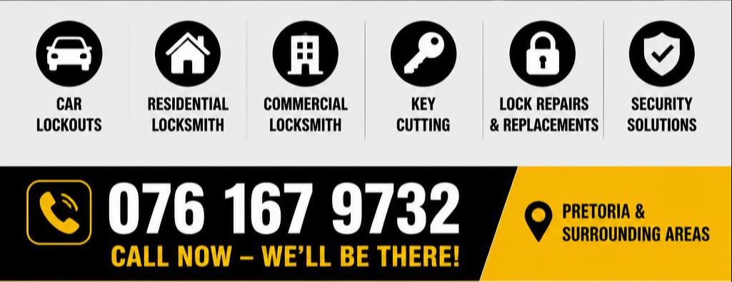 24/7 emergency mobile locksmith service providing car key programming and lock repairs in Menlyn, Pretoria.
