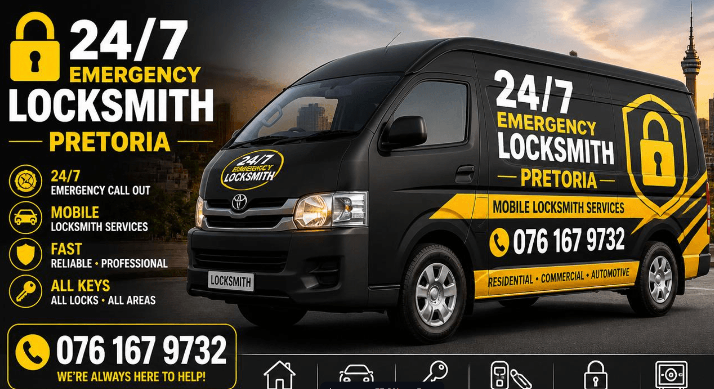 247 onsite locksmiths services pretoria
