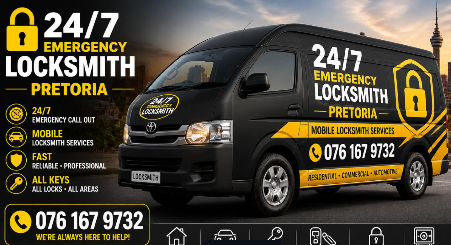 247 onsite locksmiths services pretoria