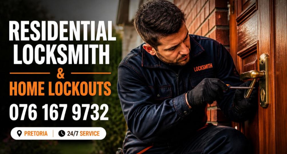 Residential Home Lockouts Locksmith Pretoria SA